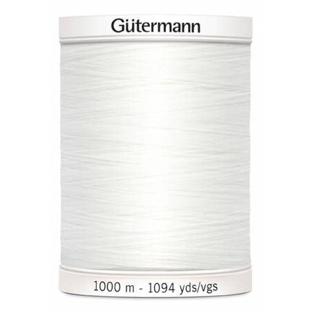 Gütermann Sew-All Thread - 1000m - #20 White