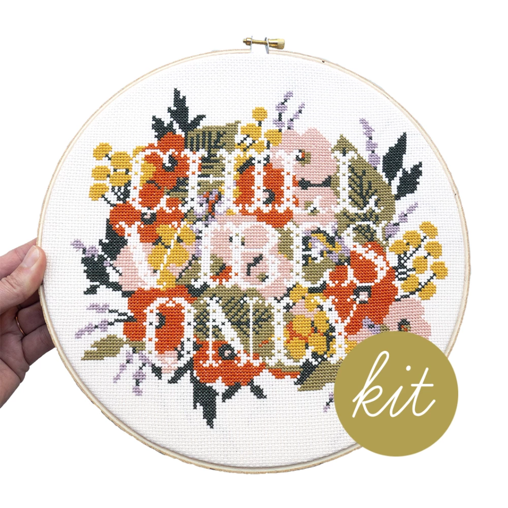 Junebug and Darlin' - Chill Vibes Only Cross Stitch Kit