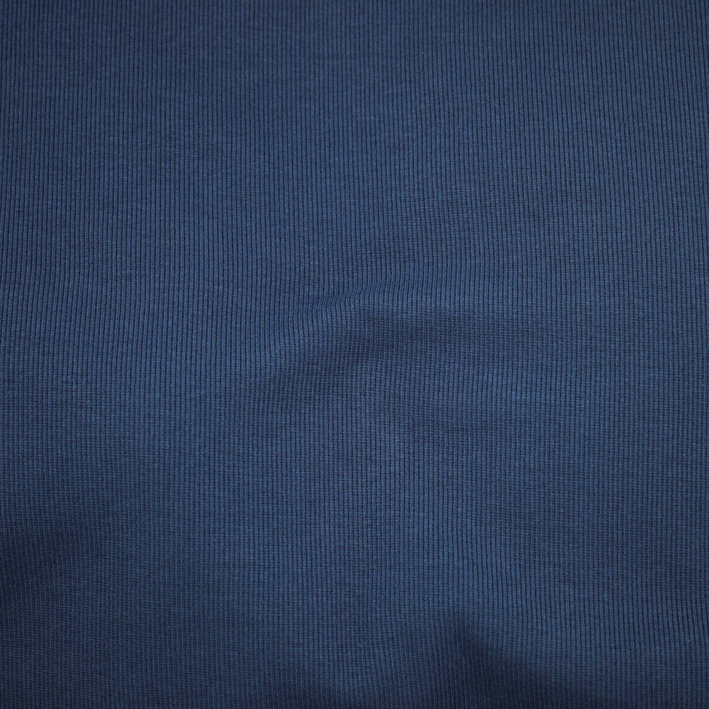 1/2m Recycled Cotton Rib - Sailor Blue