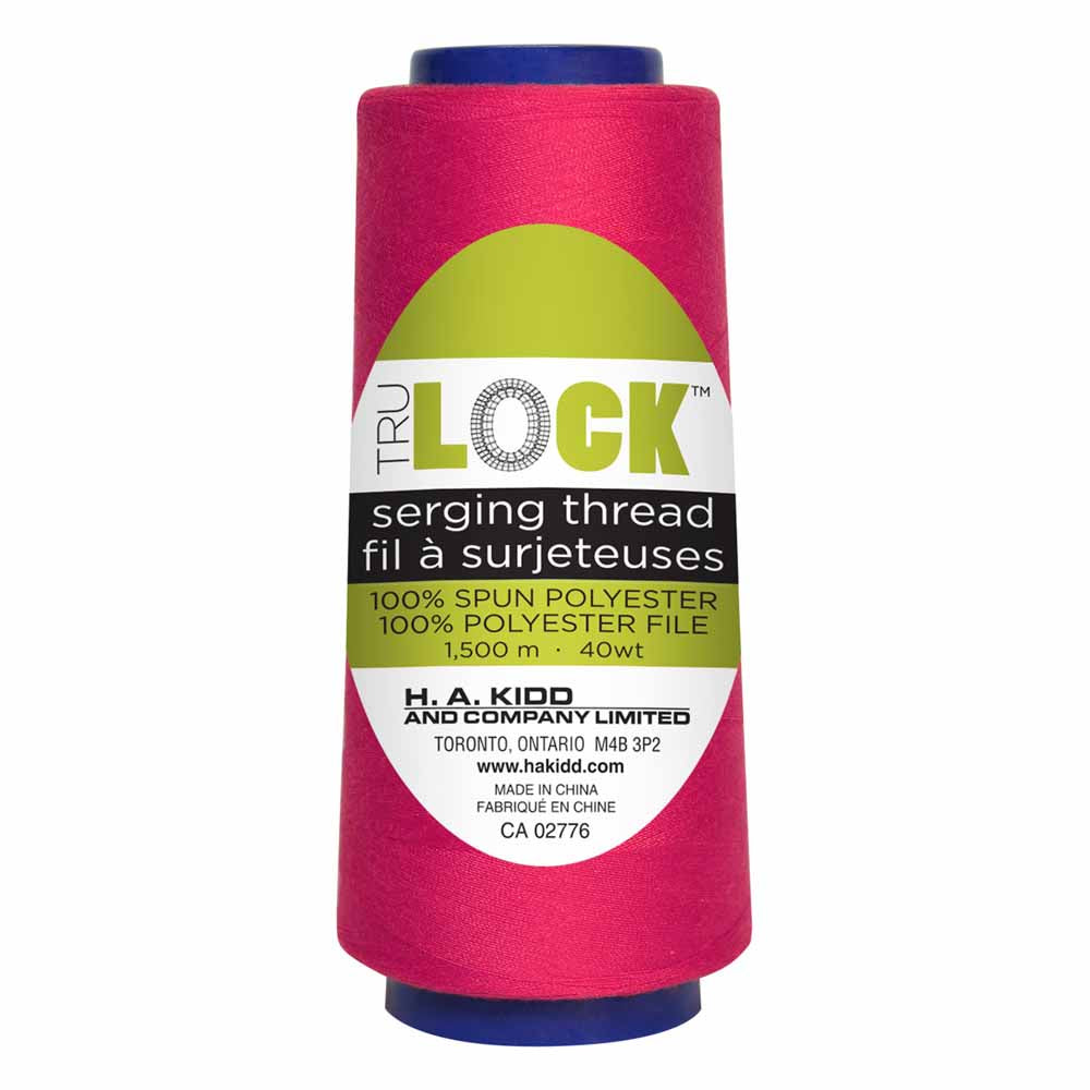 TRULOCK Premium Serging Thread - 1500m - Hot Pink
