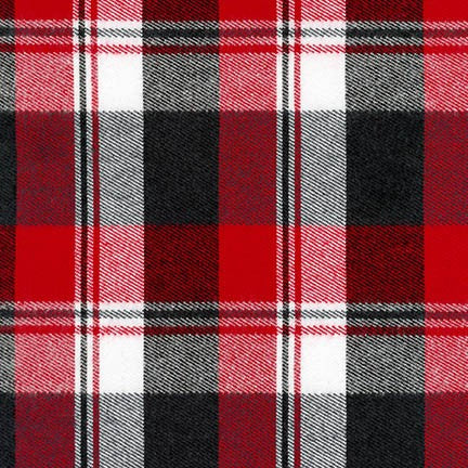1/2m Durango Flannel - Red and Black Tartan