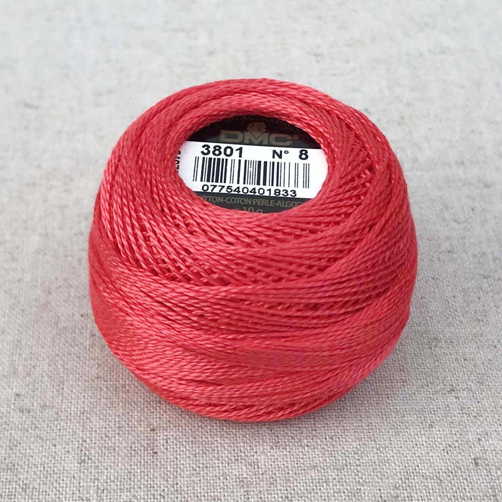 DMC Pearl Cotton - Size 8 - 3801