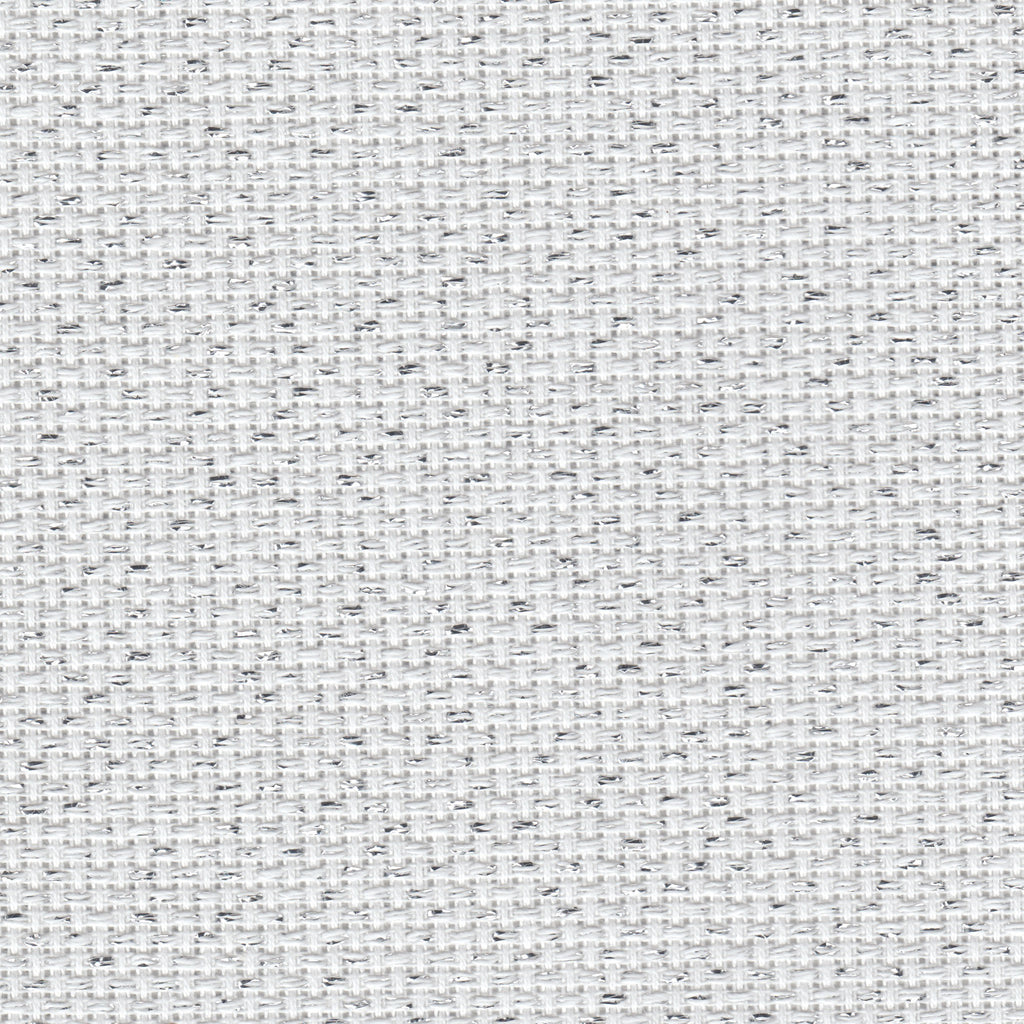 Zweigart - Aida Cloth - 14 Count - White and Silver