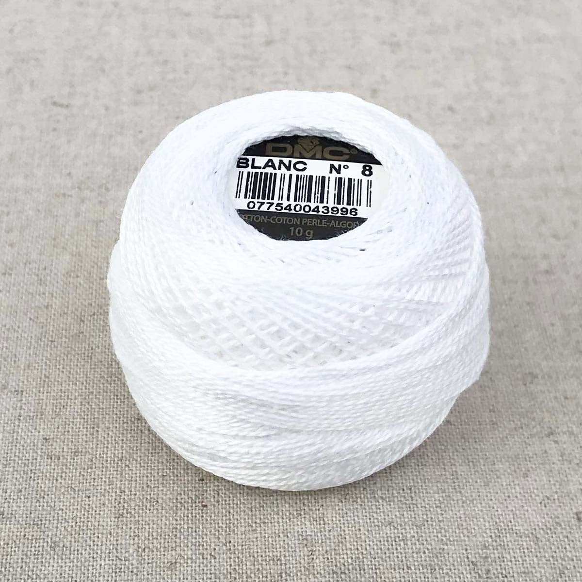 DMC Pearl Cotton Ball Size 8 White