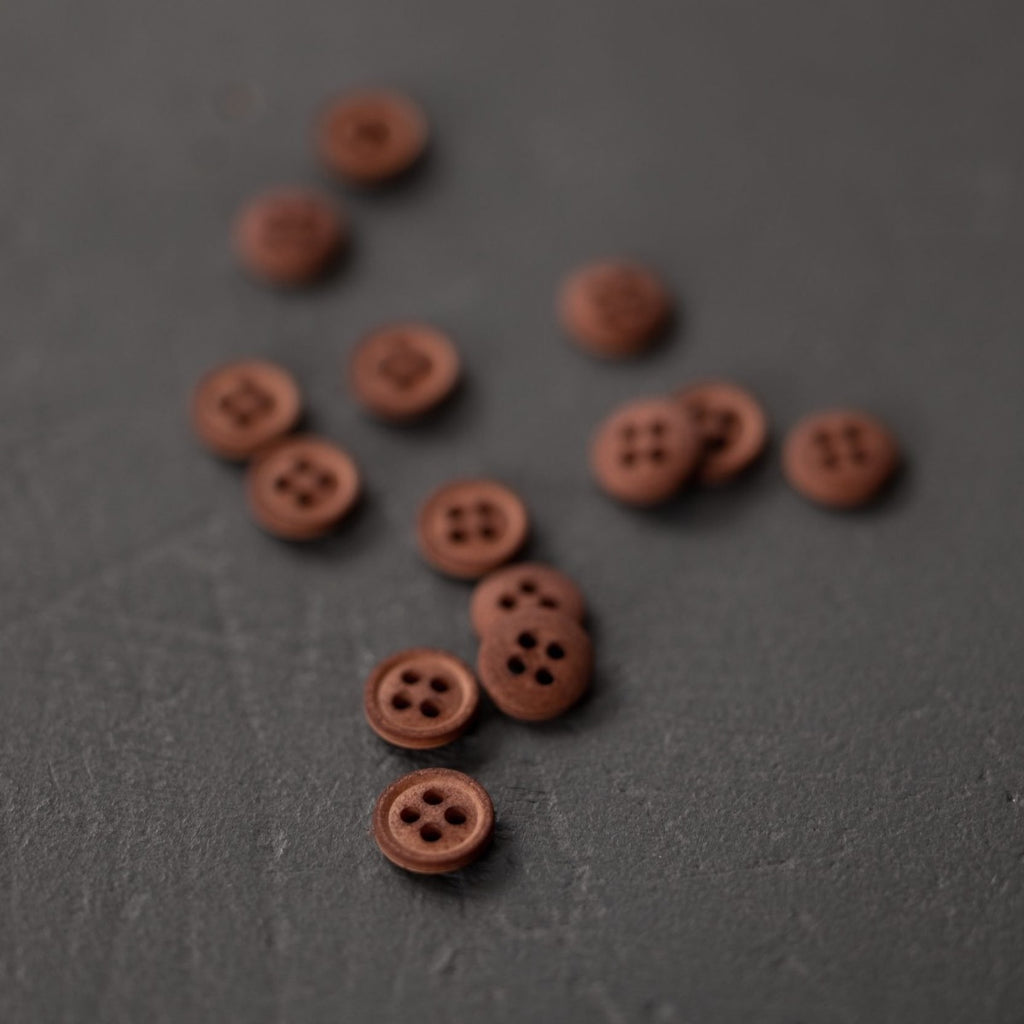 Merchant & Mills - Cotton Button - Rusty Orange - 11mm