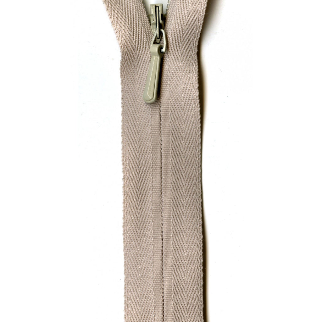YKK Unique Invisible Zipper - 9" - Natural