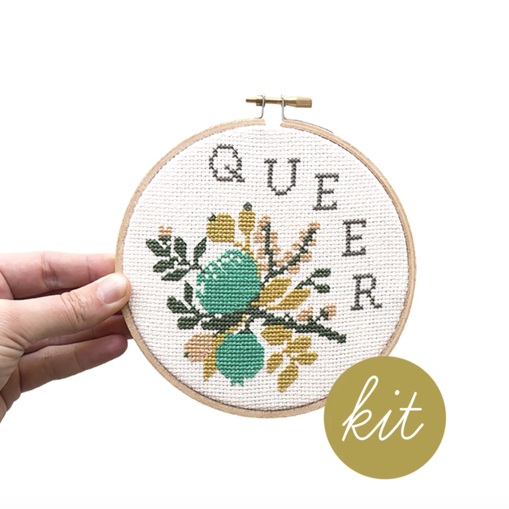Junebug and Darlin - Queer Cross Stitch Kit