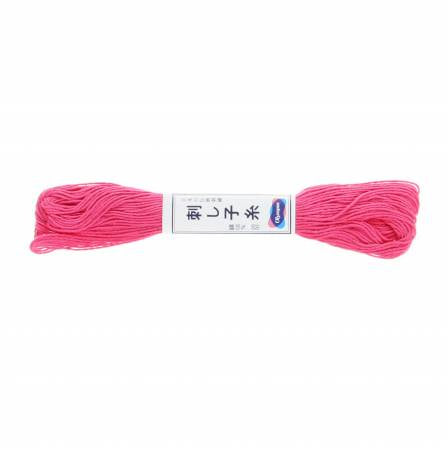 Sashiko Thread - 20m - 21 - Hot Pink