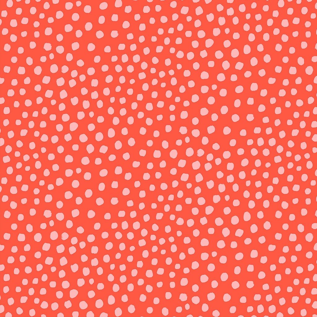 1/2m Phoebe Wahl - Garden Jubilee - Dots - Red
