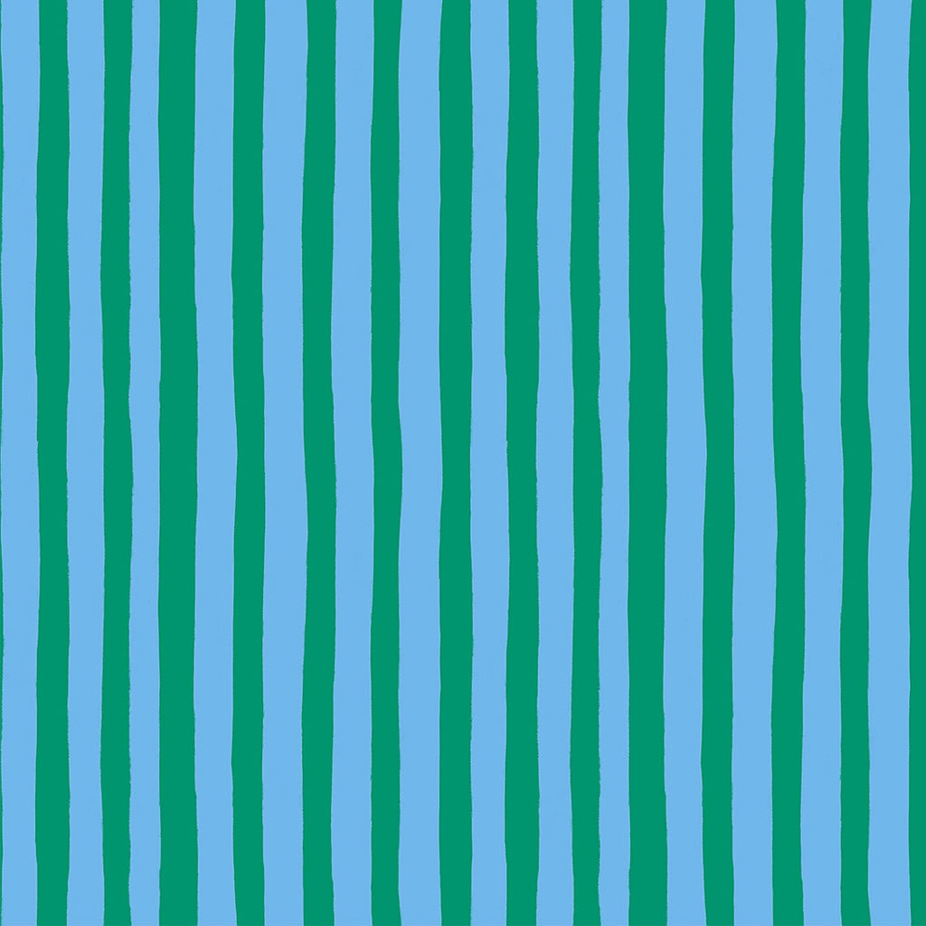 1/2m Phoebe Wahl - Garden Jubilee - Stripes - Blue