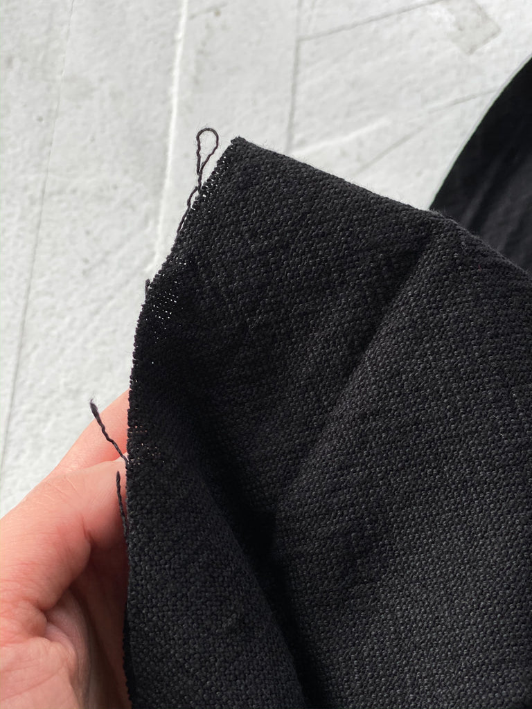 1/2m Base Cloth Cotton - Jet Black