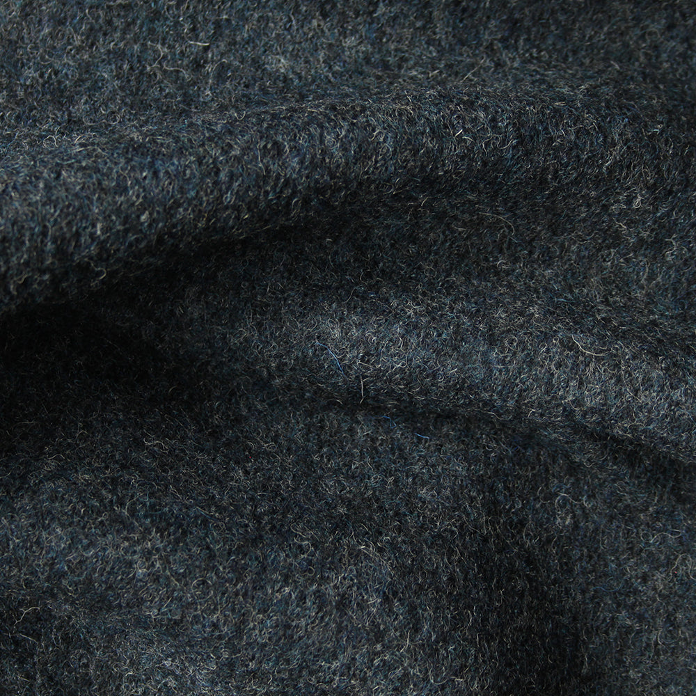 1/2m Boiled Wool Coating - Midnight