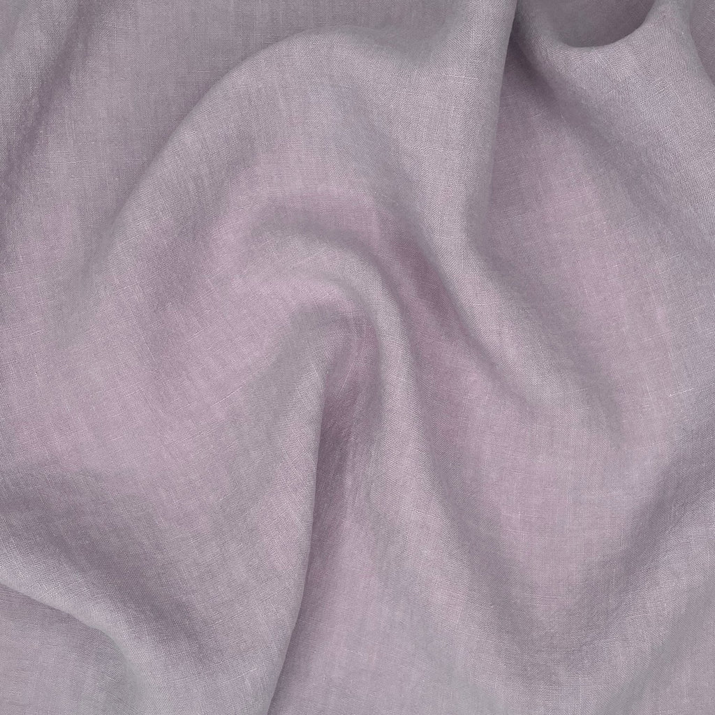END OF BOLT - Washed Linen - Lilac - 0.7m