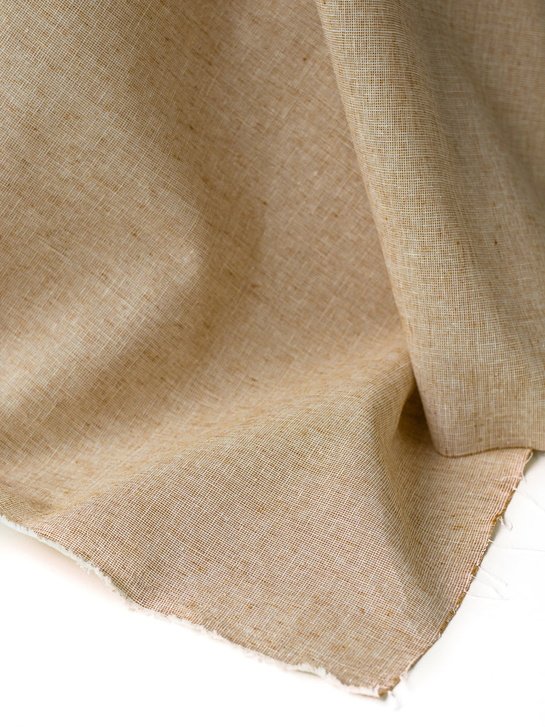 1/2m Essex Yarn Dyed Homespun - Linen Cotton - Taupe