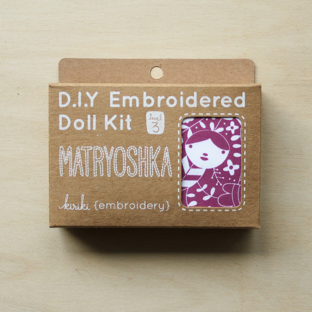 Kiriki Press - Embroidered Doll Kit - Matryoshka