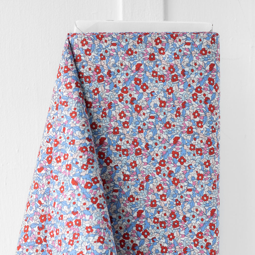 1/2m Liberty Cotton - Carnaby - Piccadilly Poppy - Tomato