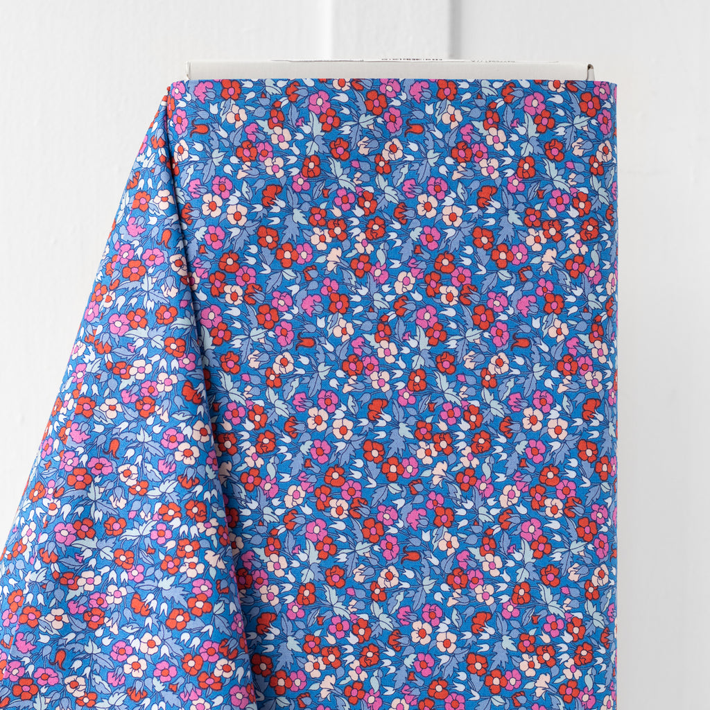 1/2m Liberty Cotton - Carnaby - Piccadilly Poppy - Copen