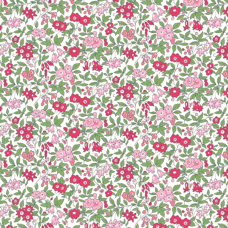 1/2m Liberty Cotton - Flower Show Midsummer - Forget Me Not Blossom - Valentine