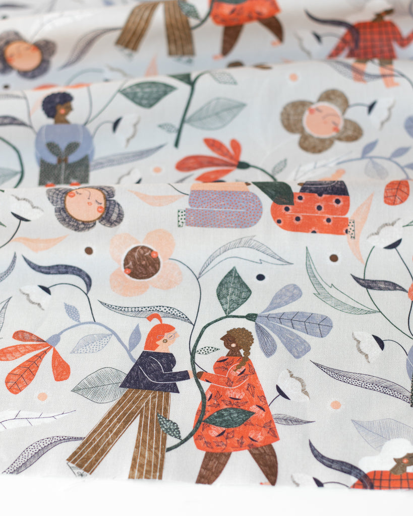 1/2m Cloud9 Fabric  - Meenal Patel - Bloom Together - Garden Gather