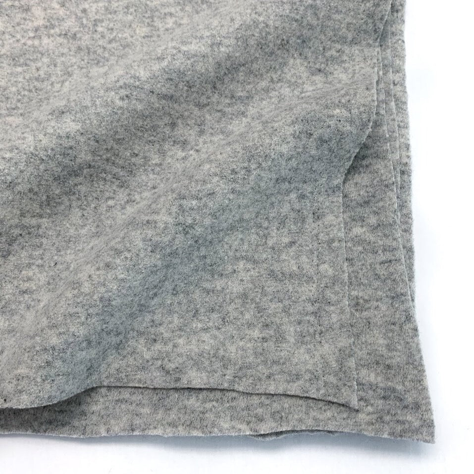 1/2m Boiled Wool Coating - 11.2oz - Granite