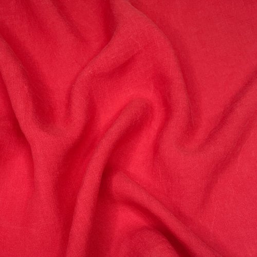 1/2m Washed Linen Lite - Ruby