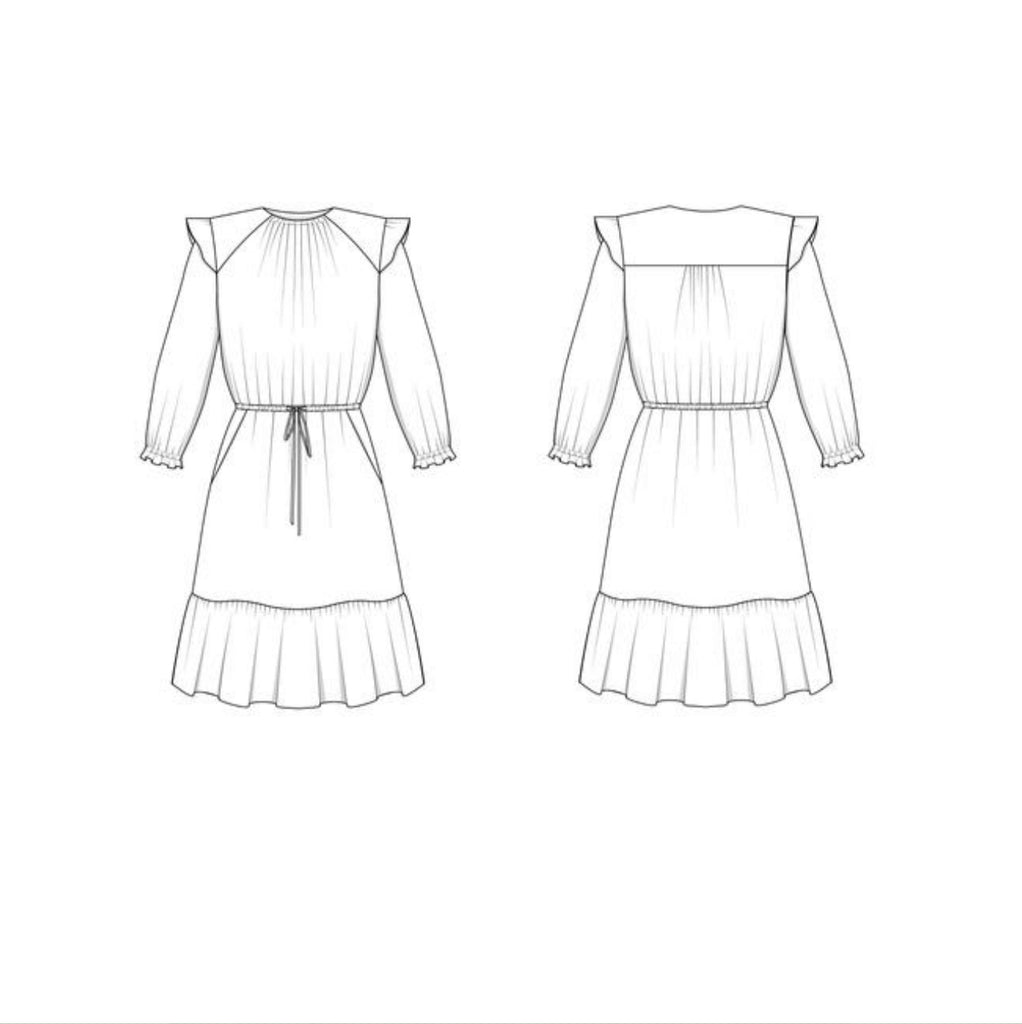 Friday Pattern Co - Davenport Dress / XS - 7X