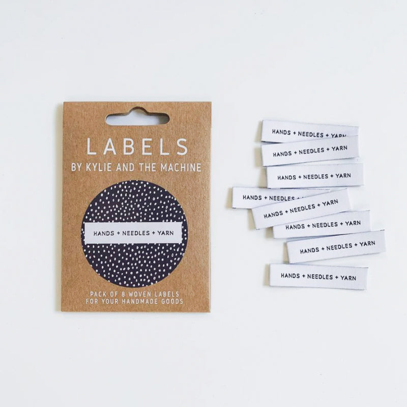 Kylie And The Machine - Woven Labels - Hands + Needles + Yarn