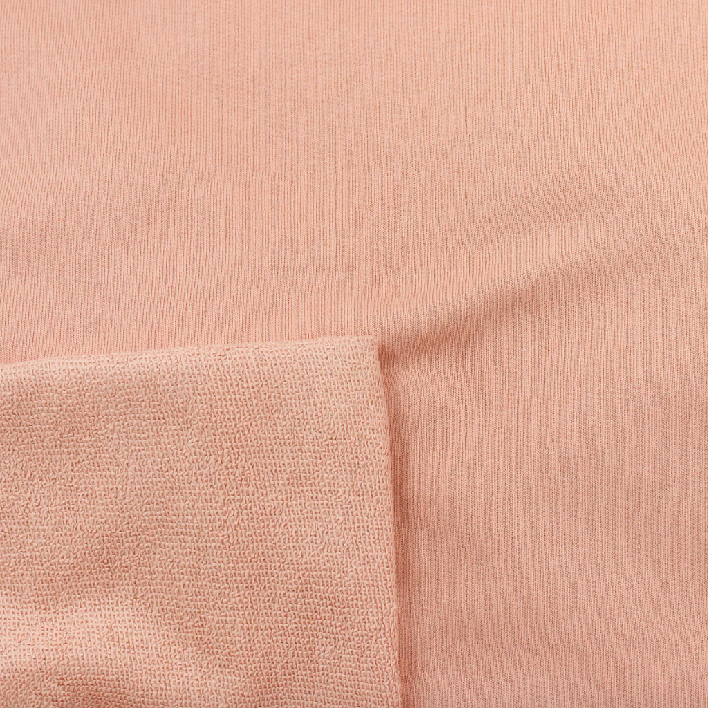 1/2m Recycled Cotton French Terry - Blush