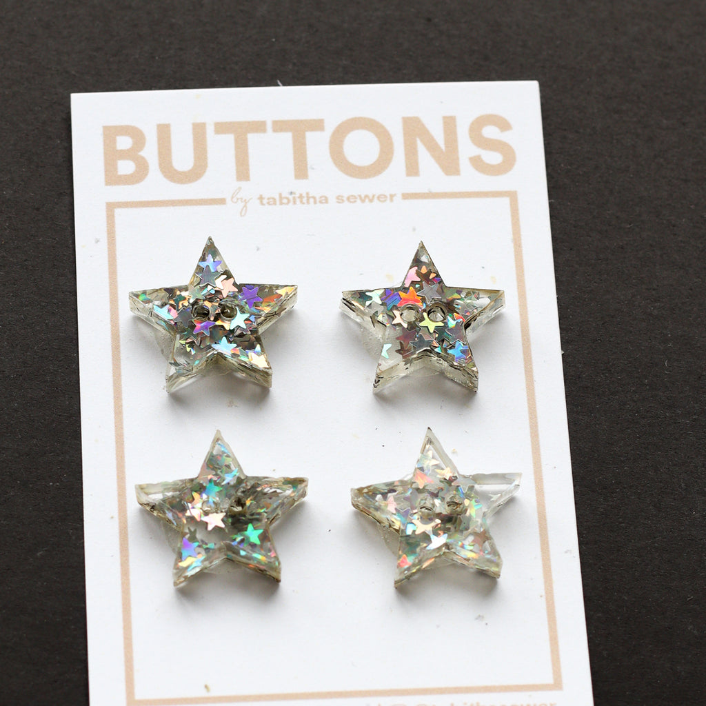 Tabitha Sewer - Buttons - 20mm (0.81") - Oh My Stars! - 4 count