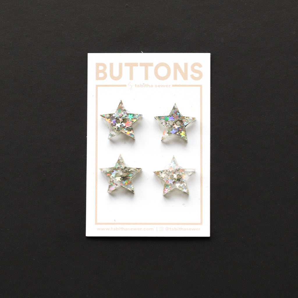 Tabitha Sewer - Buttons - 20mm (0.81") - Oh My Stars! - 4 count