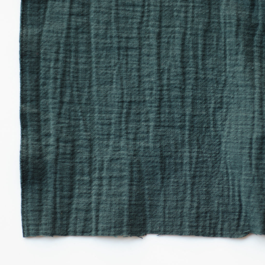 1/2m Textured Cotton Double Cloth - Pine