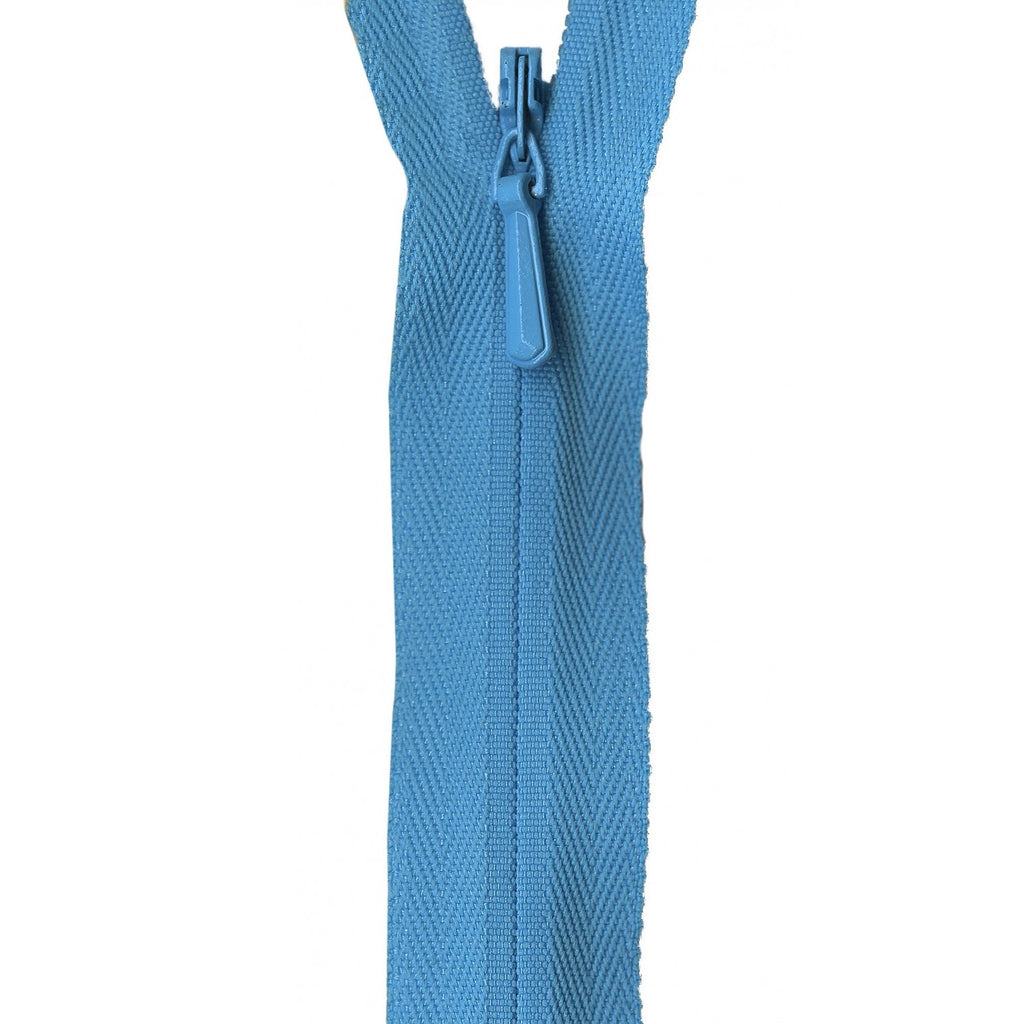 YKK Unique Invisible Zipper - 14" - Turquoise