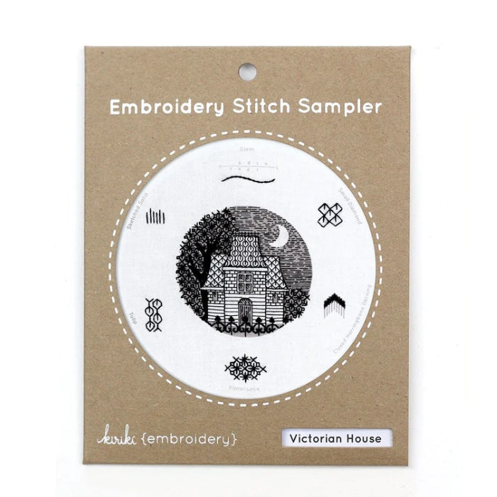 Kiriki Press - Embroidery Stitch Sampler - Victorian House