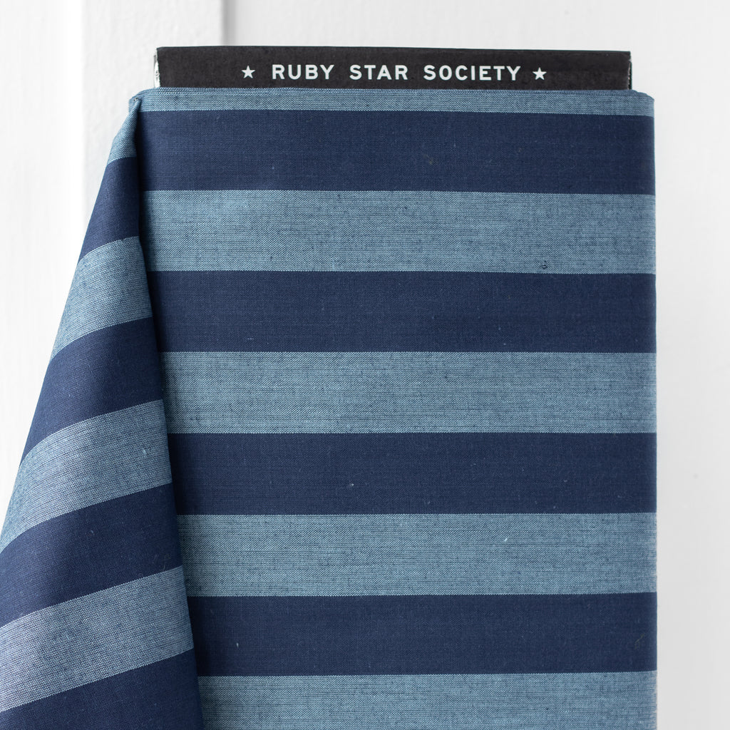 1/2m Ruby Star Society - Alexia Marcelle Abegg - Heirloom Warp & Weft Wovens - Dress Up - Navy