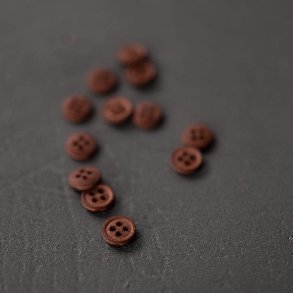 Merchant & Mills - Cotton Button – Cinnamon Dust - 11mm