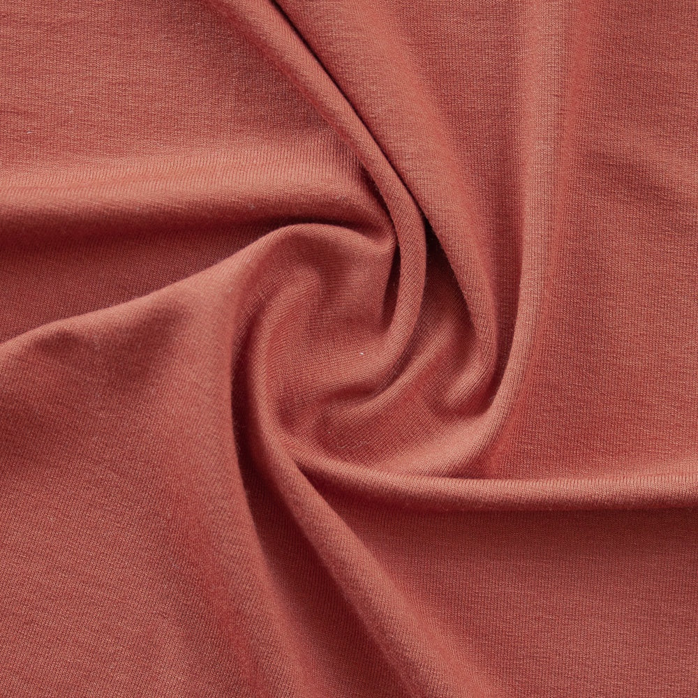 1/2m Cotton Spandex Jersey Knit - Sienna