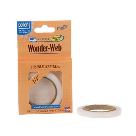 Pellon Wonder-Web Fusible Web Tape 1/4"