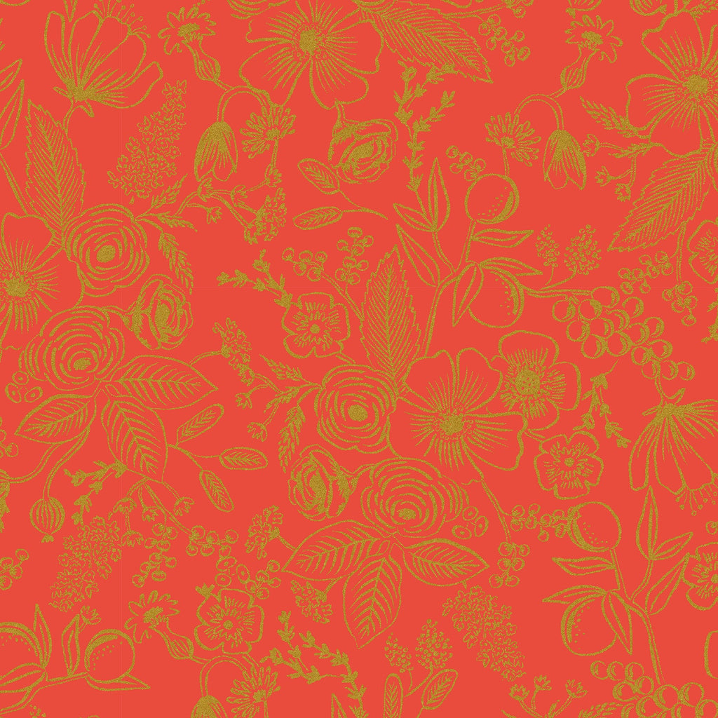 1/2m Rifle Paper Co. - Holiday Classics - Colette - Red Metallic