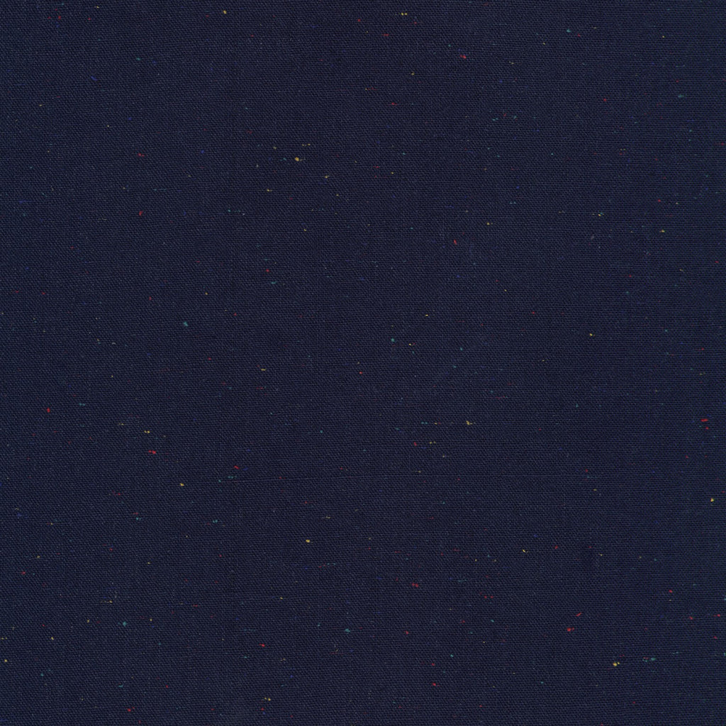 1/2m Essex Speckle Yarn Dyed - Linen Cotton - Navy