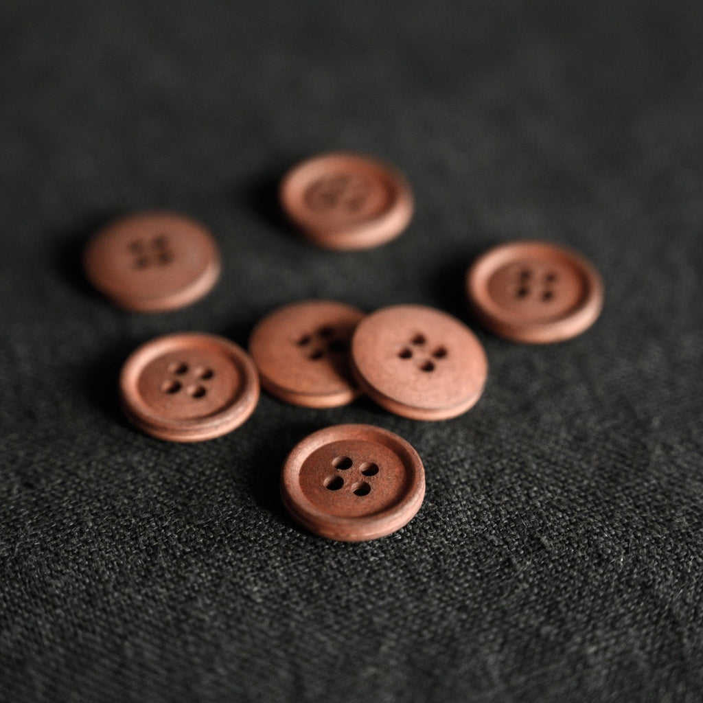 Merchant & Mills - Cotton Button – Cinnamon Dust - 15mm