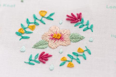 Kiriki Press - Embroidery Stitch Sampler - Spring