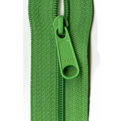 YKK Ziplon Closed Bottom Zipper - 14" - Lime Green