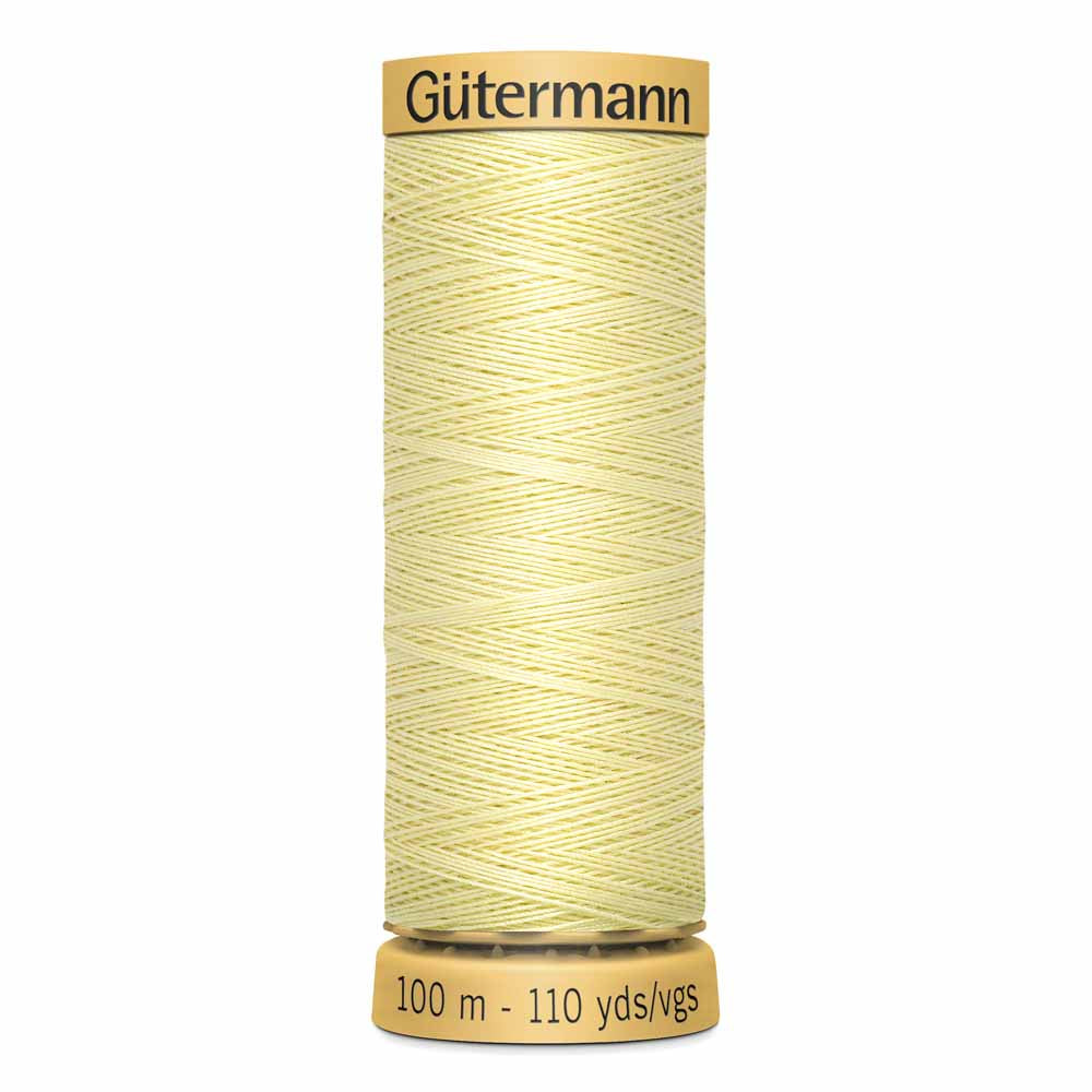 Gütermann Cotton Thread - 100m - #1370 Light Yellow