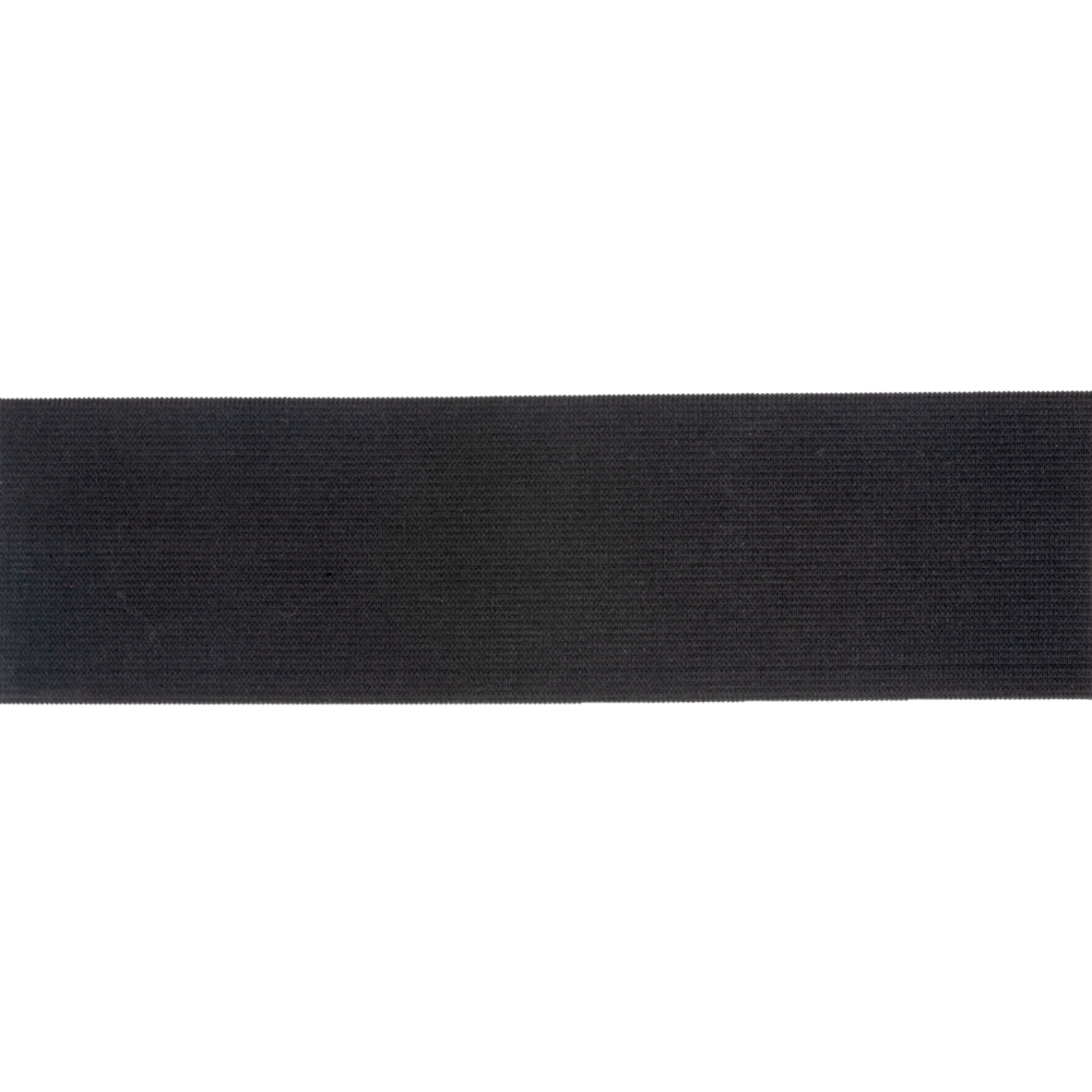 2'' Knit Elastic - Black - Per metre
