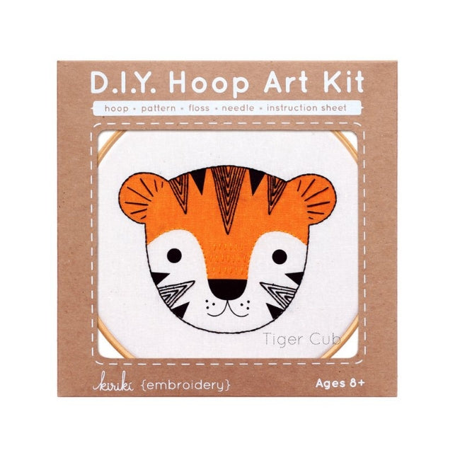 Kiriki Press - Hoop Art Kit - Tiger Cub